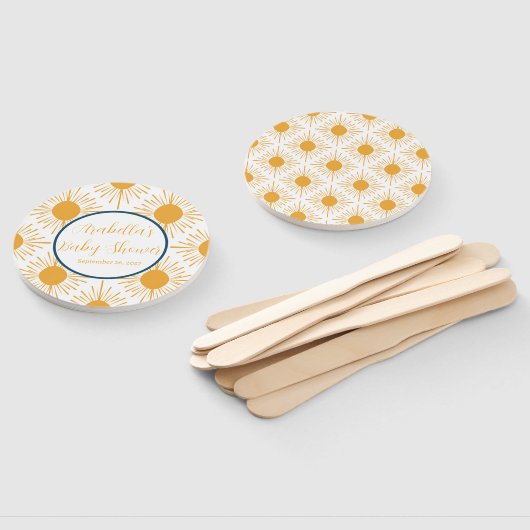 Boho Little Ray of Sun Neutral Baby shower Handwaaier (Niet-gemonteerd)