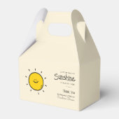 Boho Little Ray of Sunshine Baby shower Bedankdoosjes (Voorkant Zijde)