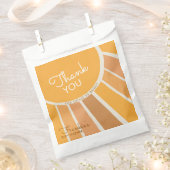 Boho Little ray of Sunshine Baby Shower Bedankzakje (Geknipt)