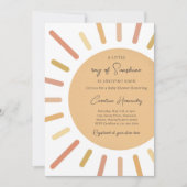 Boho Little Ray of Sunshine Baby shower Kaart (Voorkant)