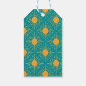 Boho Little Ray van Sun Turquoise Baby shower Cadeaulabel (Achterkant)