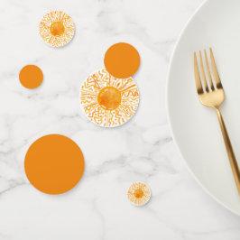 Boho Little Ray van Sunshine Oranje Waterverf Zon Confetti