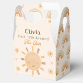 Boho Little Sunshine Baby shower Favor Box Bedankdoosjes (Geopend)