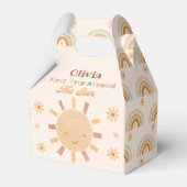 Boho Little Sunshine Baby shower Favor Box Bedankdoosjes (Voorkant Zijde)