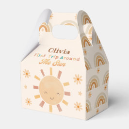 Boho Little Sunshine Baby shower Favor Box Bedankdoosjes
