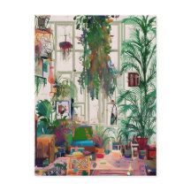 Boho Living Room vol Planten