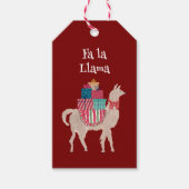 Boho Llama Alpaca Capybara met de hand geïllustree Cadeaulabel (Voorkant)