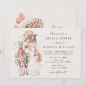 Boho Llama Bride Vrijgezellenfeest Kaart (Voorkant / Achterkant)