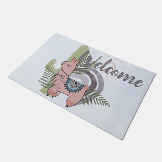 Boho Llama Deurmat (Schuin)