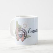 Boho Llama Koffiemok (Voorkant links)