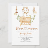 Boho Llama mamma nursery mobile baby shower Kaart (Voorkant)