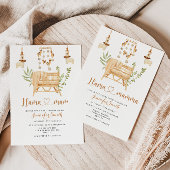 Boho Llama mamma nursery mobile baby shower Kaart