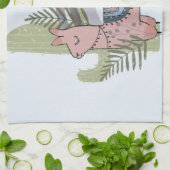 Boho Llama Theedoek (Gevouwen)