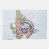 Boho Llama Theedoek (Horizontaal)