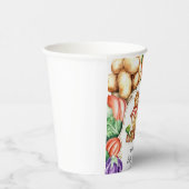 Boho lokaal geteelde boerenmarkt Baby shower Papieren Bekers (Rechts)