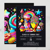 Boho Lollipop Verjaardag Kaart (Voorkant / Achterkant)