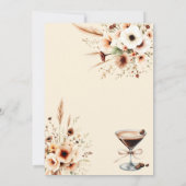 Boho Love brouwt espresso Vrijgezellenfeest Kaart (Achterkant)