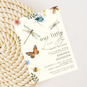 Boho Love Bug Insecten Dragonfly baby shower Kaart