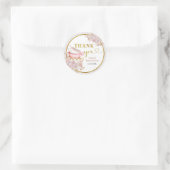Boho Love is Brewing Bruidsfeest Dank Je Ronde Sticker (Tas)