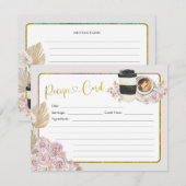 Boho Love is Brewing Vrijgezellenfeest Recipe Kaar Kaart (Voorkant / Achterkant)