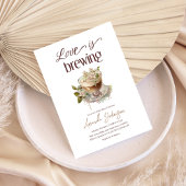 Boho Love is Brouwen Bloemen Vrijgezellenfeest Bru Kaart