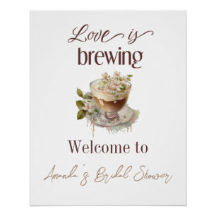 Boho Love is Brouwen Bloemen Vrijgezellenfeest Bru Perfect Poster