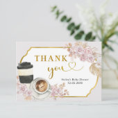 Boho Love is Brouwerij Vrijgezellenfeest Dank je w Bedankkaart (Staand voorkant)