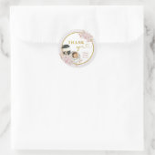 Boho Love is Brouwerij Vrijgezellenfeest Dankjewel Ronde Sticker (Tas)