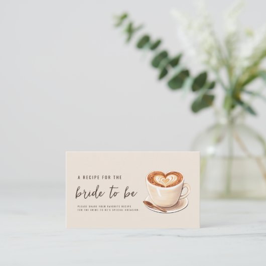 Boho Love is het brouwen van koffie Vrijgezellenfe Informatiekaartje (Staand voorkant)