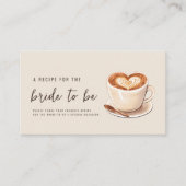 Boho Love is het brouwen van koffie Vrijgezellenfe Informatiekaartje (Voorkant)