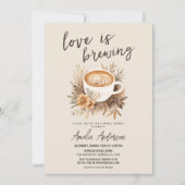 Boho Love is het brouwen van koffie Vrijgezellenfe Kaart (Voorkant)