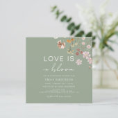 Boho Love is te zien in het Bloom Wildflower Vrijg Kaart (Staand voorkant)