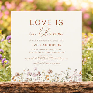 Boho Love is te zien in het Bloom Wildflower Vrijg Kaart
