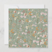 Boho Love is te zien in het Bloom Wildflower Vrijg Kaart (Achterkant)