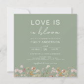 Boho Love is te zien in het Bloom Wildflower Vrijg Kaart (Voorkant)