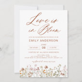 Boho Love is te zien in het Bloom Wildflower Vrijg Kaart (Voorkant)