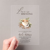 Boho Love is Vrijgezellenfeest brouwen Acryl Uitnodigingen (Insitu (Draagbaar))