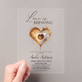 Boho Love is Vrijgezellenfeest brouwen Acryl Uitnodigingen (Insitu (Draagbaar))