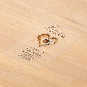 Boho Love is Vrijgezellenfeest brouwen Acryl Uitnodigingen (Laagn)