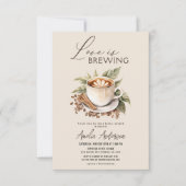 Boho Love is Vrijgezellenfeest brouwen Kaart (Voorkant)