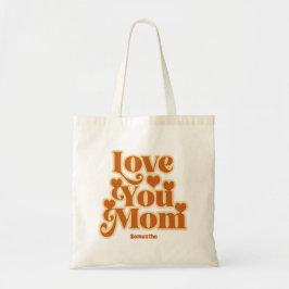 Boho Love You Mom Gepersonaliseerde Moederdag Tote Bag