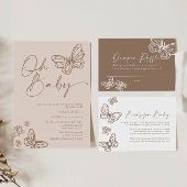 Boho Luier Raffle Baby shower Kaart Notitiekaartje