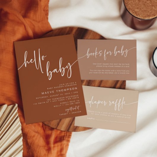 Boho Luier Raffle Teken Minimale Moderne Rust Poster