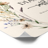 Boho Luier Tombola Poster (Hoek)