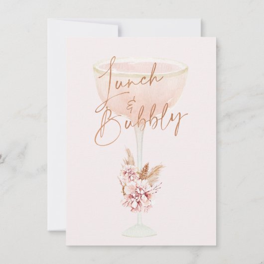 Boho Lunch Bubbly Vrijgezellenfeest Tafelnummer Ka (Achterkant)