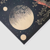 Boho Maan en Bloemen 4 Decoupage Papier (Detail)