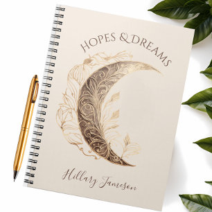 BOHO Maan Hopen & Dromen Inspirerend  Notitieboek