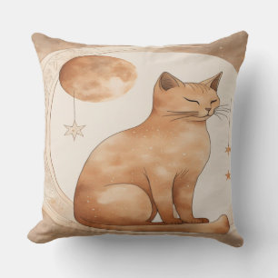 Boho Maan Kat Design Kussen