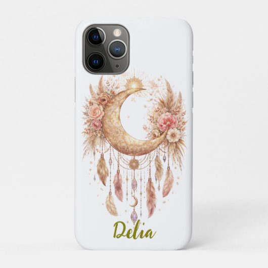 Boho Maan Mystieke Vibe Case-Mate iPhone Case (Achterkant)