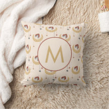 Boho maan sterren vlinder patroon monogram